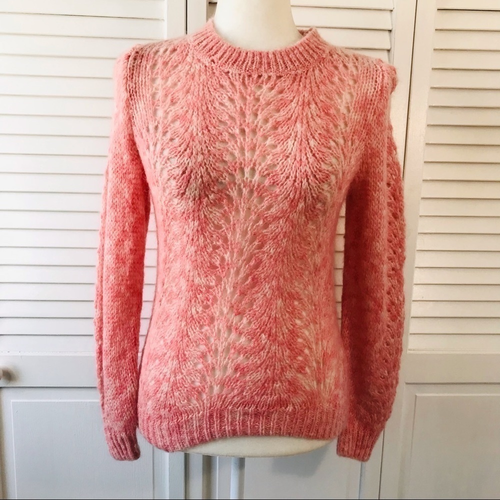 2/$50 TOPSHOP Pink Acrylic Blend Knit Sweater Size 2